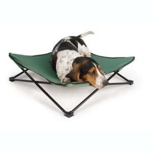 K&H Breezy Bunk Portable Dog Bed in Green