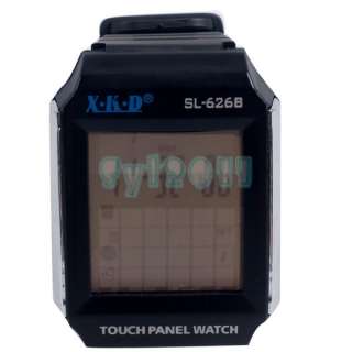   LCD Touch Screen Panel Digital Calculator Wrist Alarm Watch  