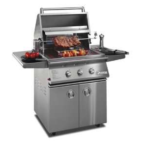   Meridian 30 Inch Freestanding Propane Gas Grill Patio, Lawn & Garden