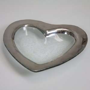  Annieglass 8 inch Heart Bowl   Hearts