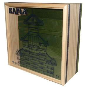  Kapla 40 Piece Building Set   Green (#KPCG40) Toys 