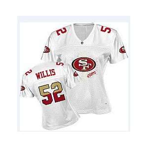 Women NFL Jerseys San Francisco 49ers #52 Willis White Football Jersey 