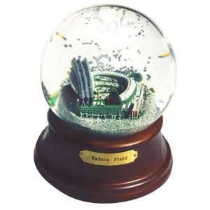    Safeco Field Musical Water Globe with Wood Base