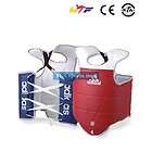   body protector SZ ALL/adidas chest protector/1set​(red+blue