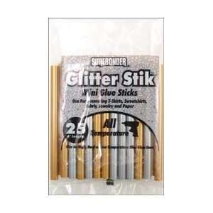  Mini Glue Glitter Sticks 4 Gold/Silver Arts, Crafts 