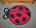 LADYBUG FEVER AREA RUG / 100% COTTON Toooo Cute