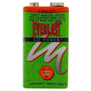  Everlast Batteries   Heavy Duty Battery, 9V, 1/Carded 
