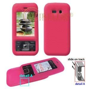 Pink Soft Silicone Gel Skin Cover Case for Kyocera Laylo M1400 [Beyond 