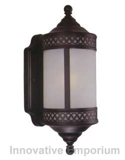 Black Lantern Outdoor Wall Light Porch Sconce Lace Hall  