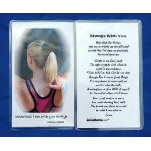  Laminated Gymnastics Prayer Card (LSCGY)
