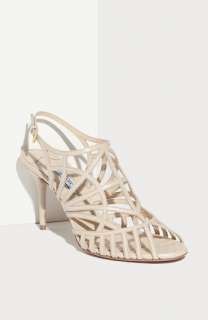 Prada Caged Patent Leather Sandal  