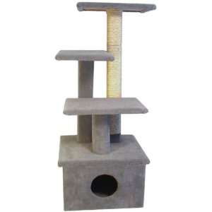  Scruff Jr Kitty Condo  Color GRAY  Leg Covering SISAL 