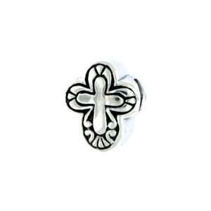 Authentic Biagi Decorative Cross Bead   Fully Compatible with Pandora 