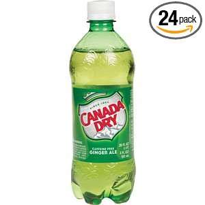 UP Canada Dry Ginger Ale, 20 Ounce (Pack of 24)  Grocery 