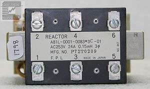 GE Fanuc A81L 0001 0083#3C Line Reactor 24 Amp 0.15 mH  