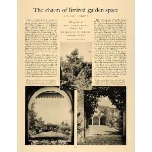  1927 Article Small Garden Home Harry Gray Pasadena CA 