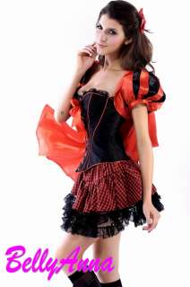Ladies Deluxe Little Red Riding Hood Fancy Dress Halloween Costume 