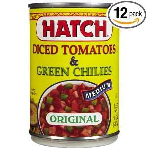 Hatch Diced Tomatoes & Green Chilies Grocery & Gourmet Food