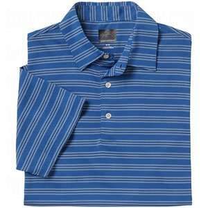 Greg Norman Mens Pro Tek Multi Stripe Polos