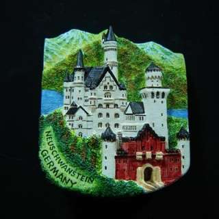 Namonbangkok  Handmade Neuschwanstein Castle,Germany 3D Resin Magnet