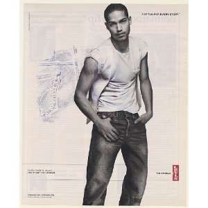  2006 Daniel Pimentel Levis 501 The Original Print Ad 