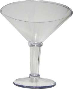 GET SW 1419 CL (SW1419) 48 oz. SAN Plastic Super Martini Glass  