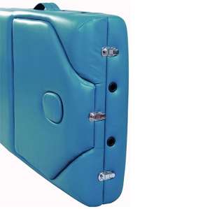   Foldable Portable Green Massage Table Salon Spa 77L 3 Pad PU Bed