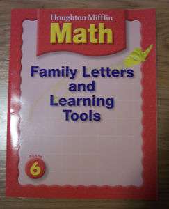Houghton Mifflin Math Learning Tools Book Level 6  