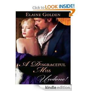 Disgraceful Miss Elaine Golden  Kindle Store