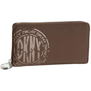 dkny logo medium zip around wallet shop all dkny be the first to write 
