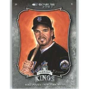  2003 Donruss #7 Mike Piazza DK   New York Mets (Diamond 