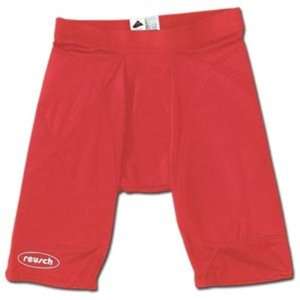 reusch Padded Compression Goalkeeper Shorts (Red)  Sports 