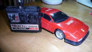   Ferrari Testarossa RC Car 27Mhz 1985 Radio Control Good Condition