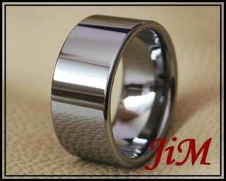 Mens Tungsten Wedding Band Rings 12MM Ring Size 6 15  
