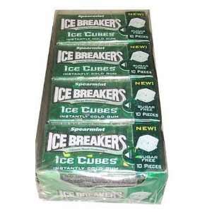 Ice Breakers Ice Cube Spearmint Gum   8 pack  Grocery 