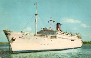 Vintage POSTCARD c1983 SS Bahama Star Eastern Steamship  