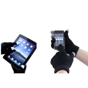  Navitech Black Unisex Touch Screen Gloves For All Smart 