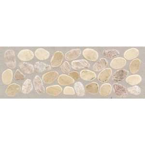  Riverstone 4 x 12 Pebble Decorative Border in Boulder 