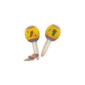  (2) JUMBO Inflatable MARACAS 32 FIESTA PARTY DECOR/Cinco 