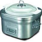   Steel Programmable 5 Quart Slow Cooker 10 Hour DeLonghi DCP707