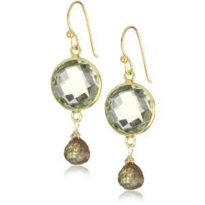 Wendy Mink Allure Set Stone with Andalusite Drop Earrings