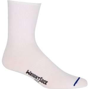  WrightOnesSLT Crew Seamless Socks   White   Medium Sports 