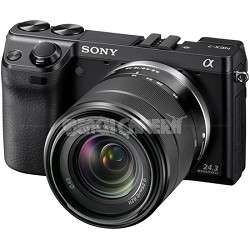 sony nex7k b nex 7 24 3 mp camera with 18 55mm lens black catalog 