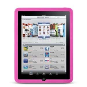  HOT Pink Soft Silicone Skin Gel Cover Case for Apple Ipad Wifi / 3g 