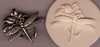 Dragonfly & Flower Polymer Clay Push Mold 0 S/H Offer  