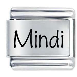  Name Mindi Italian Charms Bracelet Link Pugster Jewelry