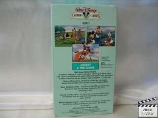 Disney Cartoon Classics* Vol 11 Mickey & The Gang *VHS 012257766035 
