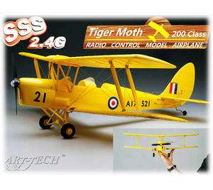 Park Flyer Tiger Moth RTF Rc Bi Plane 200 Class  