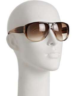 Derek Lam light brown Sofia aviator sunglasses   