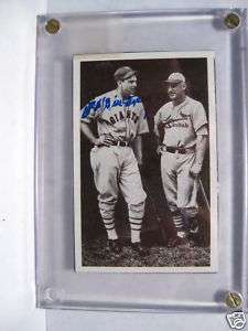 AUTOGRAPH PAGE CUT OF BILL TERRY BASEBALL HALL OF FAMER  